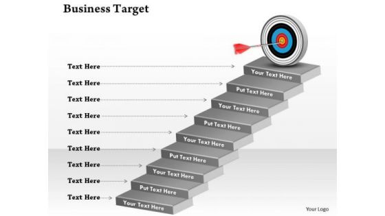 Strategic Management Business Goals And Targets 8 Marketing Diagram