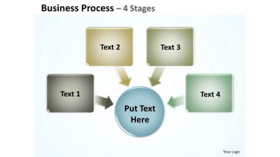 Strategic Management Business Process 4 Stages 1 Business Diagram