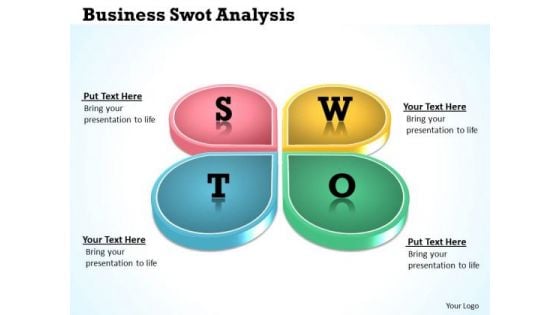 Strategic Management Business Swot Analysis Sales Diagram