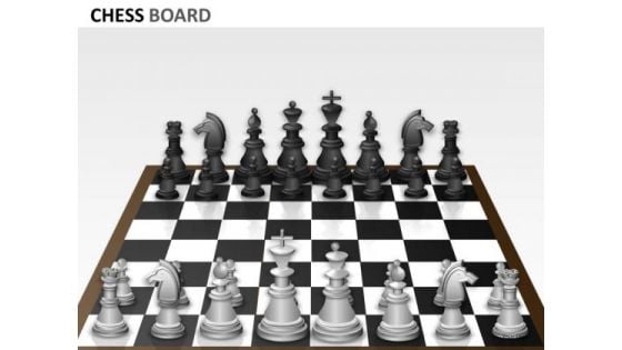 Strategic Management Chess Board Business Cycle Diagram