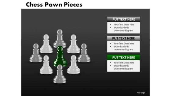 Strategic Management Chess Pawn Pieces Consulting Diagram