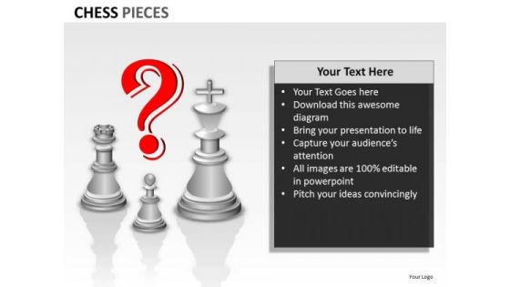 Strategic Management Chess Pieces Sales Diagram