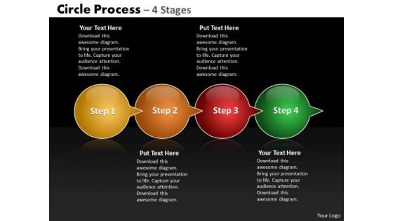 Strategic Management Circle Arrow Business Cycle Diagram