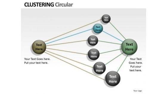 Strategic Management Clustering Circular Ppt Business Framework Model