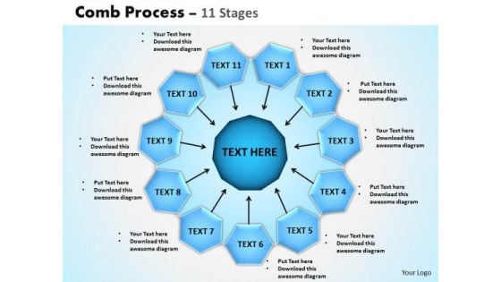 Strategic Management Comb Process 11 Stages Consulting Diagram Strategic Management Comb Process 11 Stages Consulting Diagram