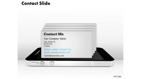 Strategic Management Example Of Contact Information Page Strategy Diagram