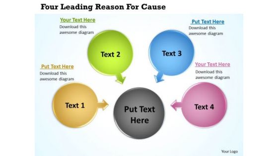 Strategic Management Four Leading Reason For Cause Ppt Slides 15 Sales Diagram