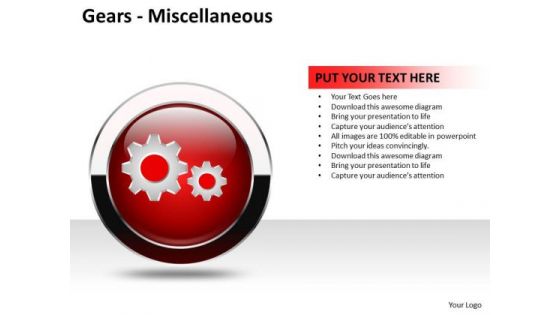 Strategic Management Gears Miscellaneous Sales Diagram