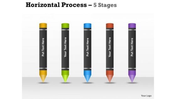 Strategic Management Horizontal Process 5 Stages Crayons Marketing Diagram Strategic Management Horizontal Process 5 Stages Crayons Marketing Diagram