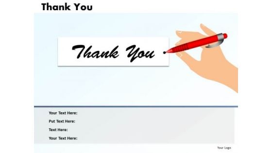 Strategic Management Layout Of Thank You Slide Consulting Diagram