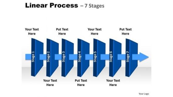 Strategic Management Linear Process 7 Stages Sales Diagram Strategic Management Linear Process 7 Stages Sales Diagram