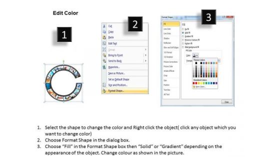 Strategic Management Multicolor Filmstrip Roadmap Diagram Business Diagram