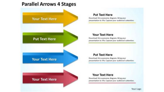 Strategic Management Parallel Arrows 4 Stages Mba Models And Frameworks