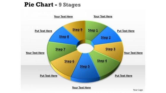 Strategic Management Pie Chart 9 Step Business Diagram Strategic Management Pie Chart 9 Step Business Diagram
