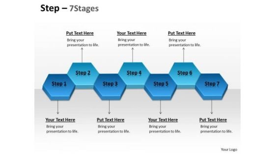 Strategic Management Step 7 Stages Business Diagram