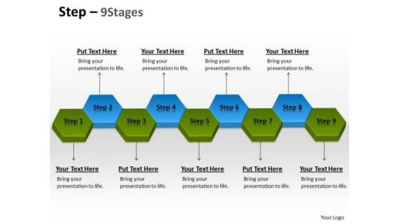 Strategic Management Step 9 Stages Business Diagram Strategic Management Step 9 Stages Business Diagram