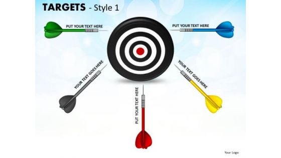 Strategic Management Targets Style 1 Business Diagram