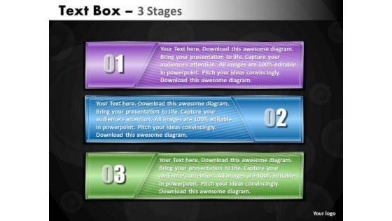 Strategic Management Text Box Steps 3 Marketing Diagram