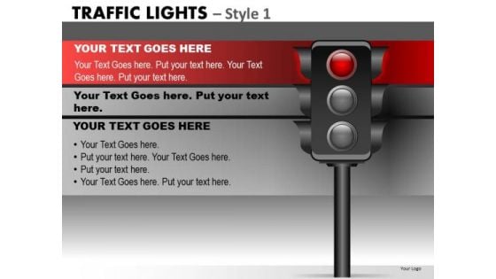 Strategic Management Traffic Lights Sales Diagram