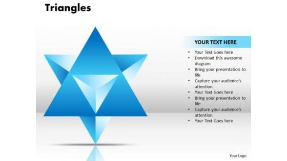 Strategic Management Triangles Template Sales Diagram