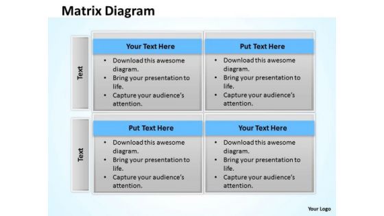 Strategic Management Typical Matrix Diagram Mba Models And Frameworks Strategic Management Typical Matrix Diagram Mba Models And Frameworks