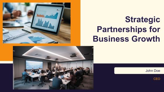Strategic Partnerships For Business Growth PPT Sample AT