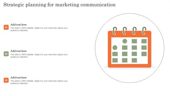 Strategic Planning For Marketing Communication Demonstration Pdf