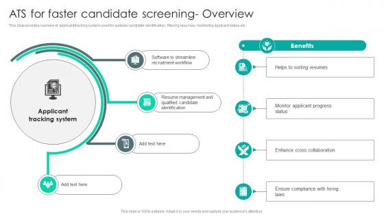 Strategic Staffing Using Data ATS For Faster Candidate Screening Overview CRP DK SS V Strategic Staffing Using Data ATS For Faster Candidate Screening Overview CRP DK SS V