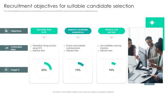 Strategic Staffing Using Data Recruitment Objectives For Suitable Candidate Selection CRP DK SS V