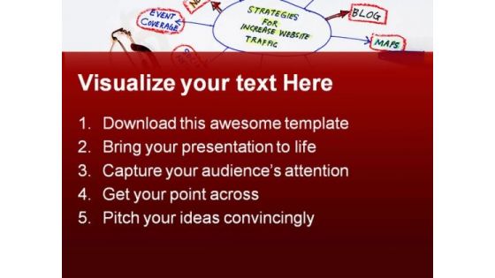 Strategies For Increase In Web Business PowerPoint Templates And PowerPoint Backgrounds 0311