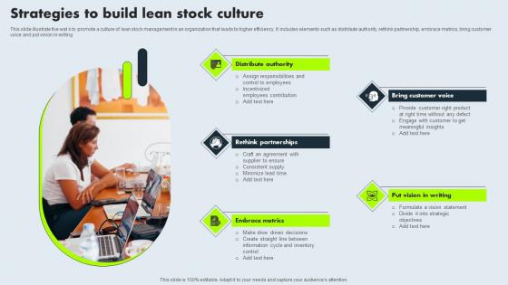 Strategies To Build Lean Stock Culture Sample Pdf