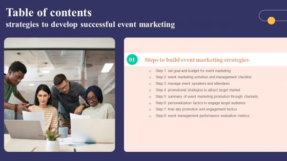 Strategies To Develop Successful Event Marketing Table Of Contents Brochure Pdf