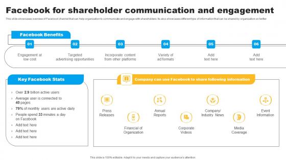 Strategies To Maintain Effective Relationships Facebook For Shareholder Communication Rules Pdf