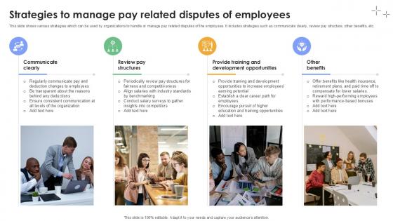 Strategies To Manage Pay Related Disputes Of Employees Plan To Develop Ppt Example