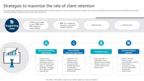 Strategies To Maximize The Rate Of Client Retention Product Analytics Implementation Data Analytics V