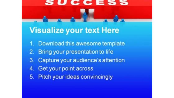 Strategy Concept Success PowerPoint Themes And PowerPoint Slides 0811