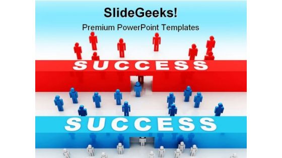 Strategy Concept Success PowerPoint Themes And PowerPoint Slides 0811