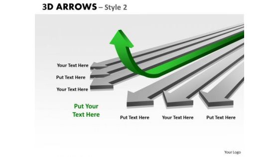 Strategy Diagram 3d Arrows Styli Business Cycle Diagram