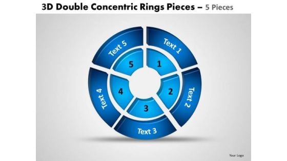 Strategy Diagram 3d Double Concentric Rings Pieces 3 Sales Diagram Strategy Diagram 3d Double Concentric Rings Pieces 3 Sales Diagram