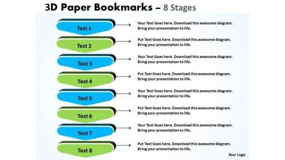 Strategy Diagram 3d Paper Bookmarks 8 Stages Marketing Diagram Strategy Diagram 3d Paper Bookmarks 8 Stages Marketing Diagram