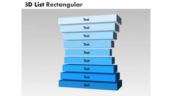 Strategy Diagram 3d Steps List Diagram Sales Diagram