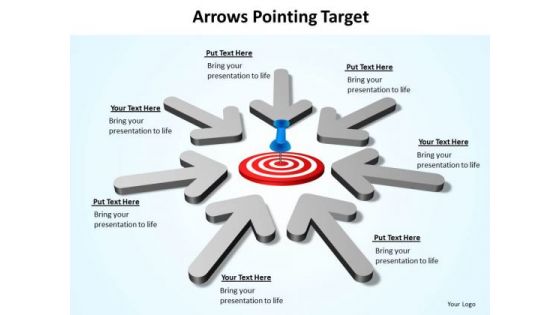 Strategy Diagram Arrows Pointing Target Consulting Diagram Strategy Diagram Arrows Pointing Target Consulting Diagram