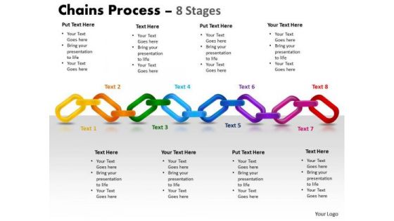 Strategy Diagram Chains Process 8 Stages Business Cycle Diagram