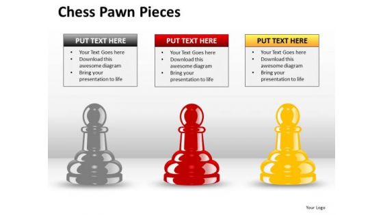 Strategy Diagram Chess Pawn Pieces Marketing Diagram