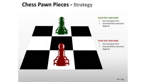 Strategy Diagram Chess Pawn Pieces Strategy Business Cycle Diagram