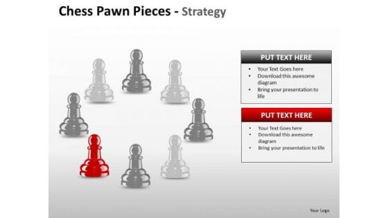 Strategy Diagram Chess Pawn Pieces Strategy Business Finance Strategy Development
