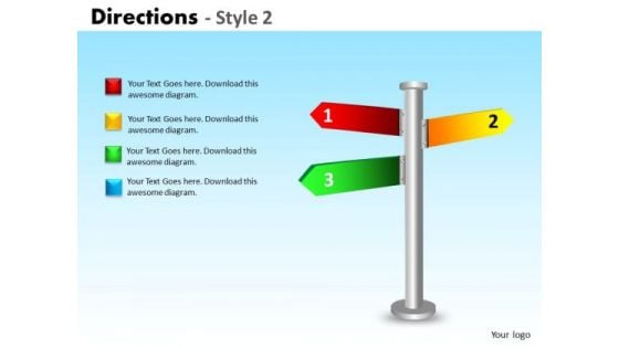 Strategy Diagram Directions Style 2 Marketing Diagram