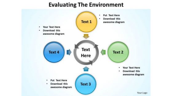 Strategy Diagram Evaluating The Environment Ppt Slides 14 Business Diagram