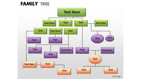 Strategy Diagram Family Tree Sales Diagram