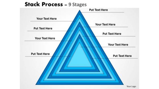 Strategy Diagram Stack Triangle Business Framework Model